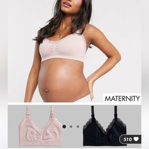 NEW Lindex mom 2 pack nursing bras with adjustable back size medium